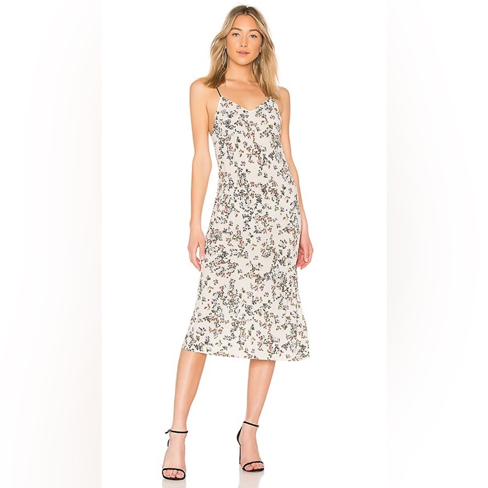Rag & Bone White Garden Floral Astrid Strip Dress NWT